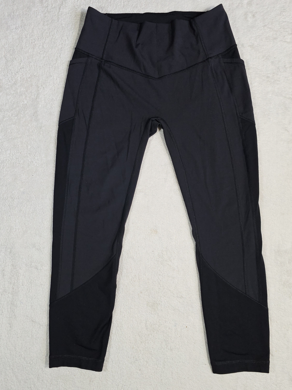 Lululemon High-Waist Black Performance Leggings.